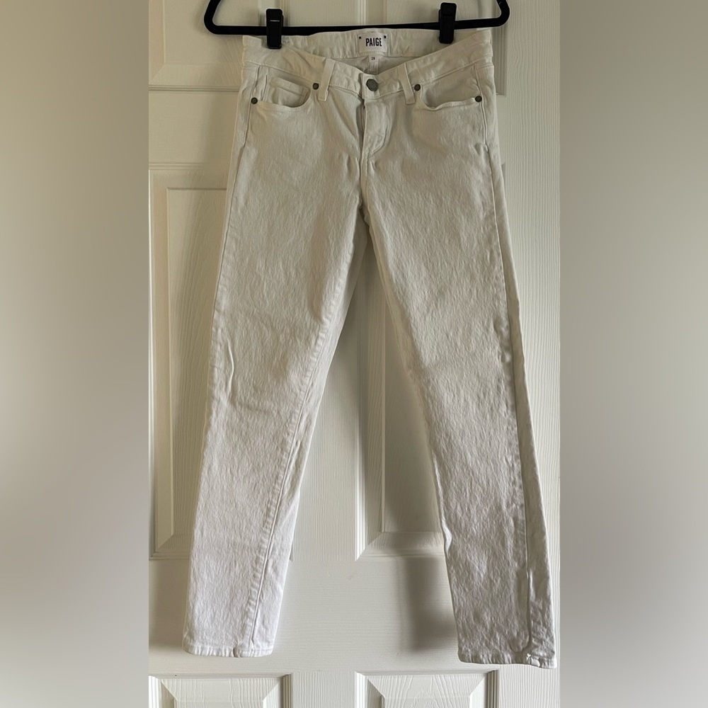 White jean pants